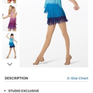 Youth girls Weissman’s dance jazz leotard
